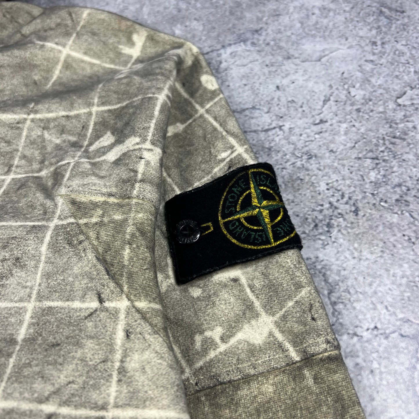 Stone Island Dust Ghillie HZ Hoodie Small 21.25”