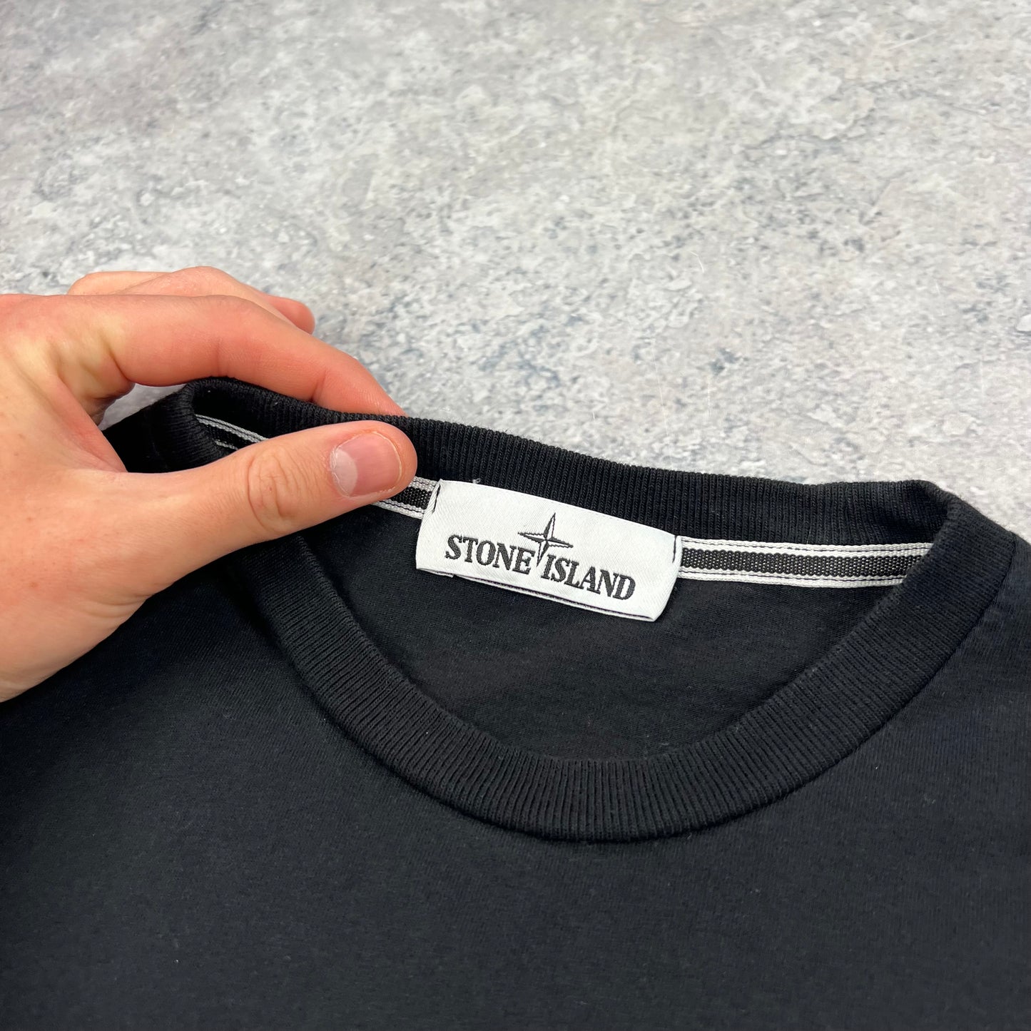 Stone Island Black Archivio T-Shirt Medium 19.5”