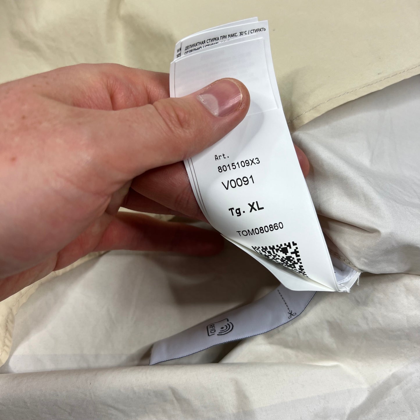 Stone Island Marina Beige Shirt XL 25” BNWT