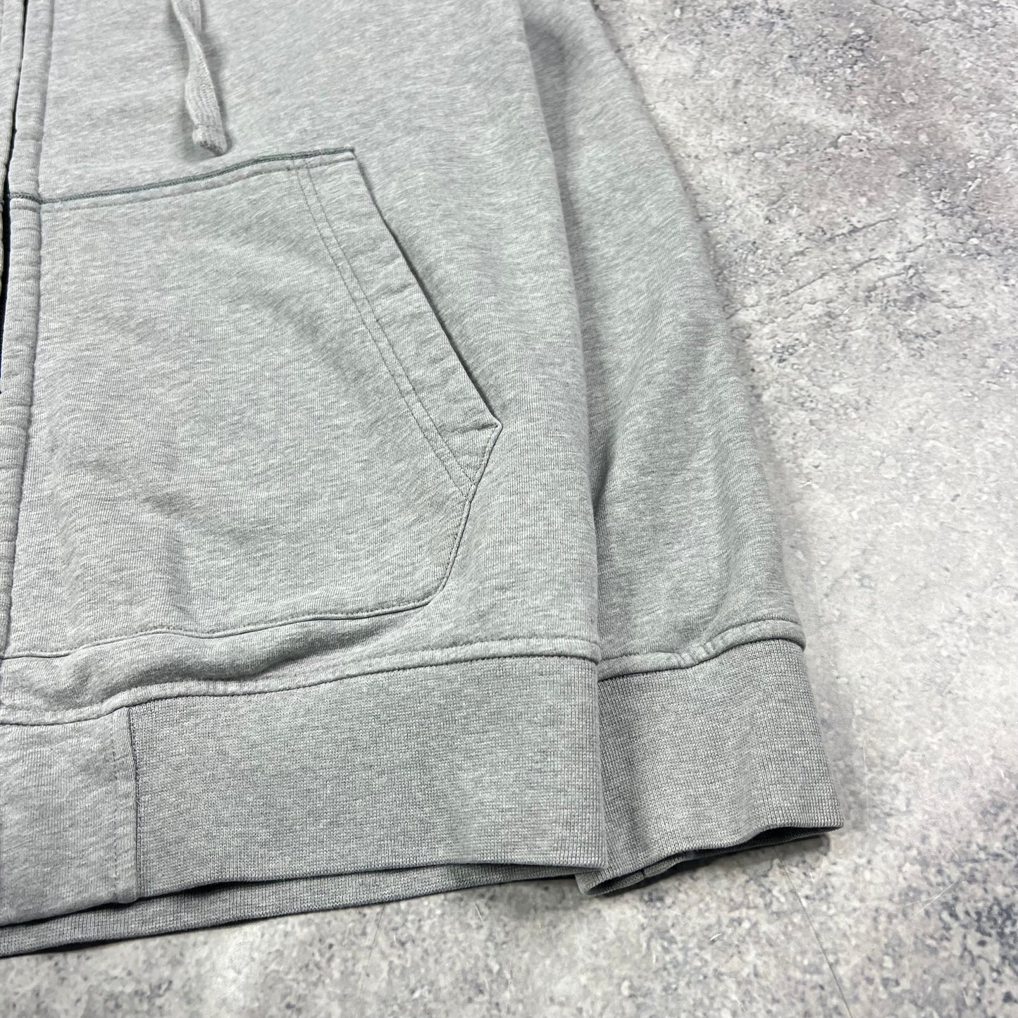 Stone Island Grey FZ Hoodie Large 21.75”