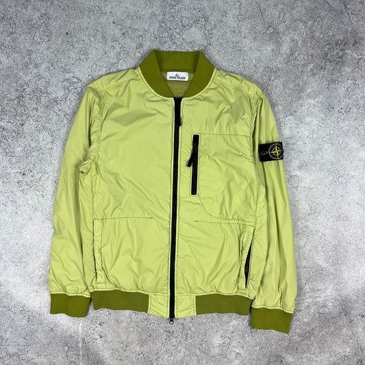 Stone Island Skin Touch Polartec Bomber Jacket Medium 21.5”