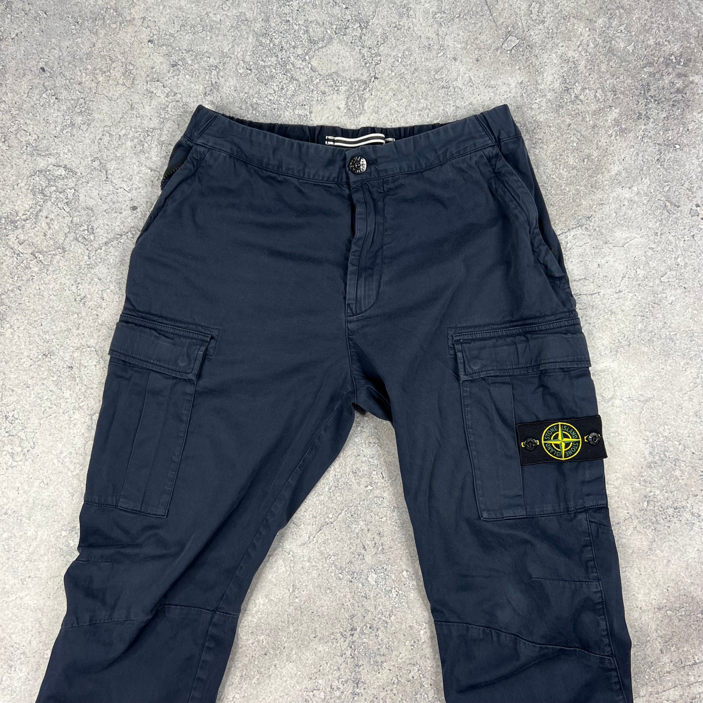 Stone Island Navy Cargo Trousers W30”