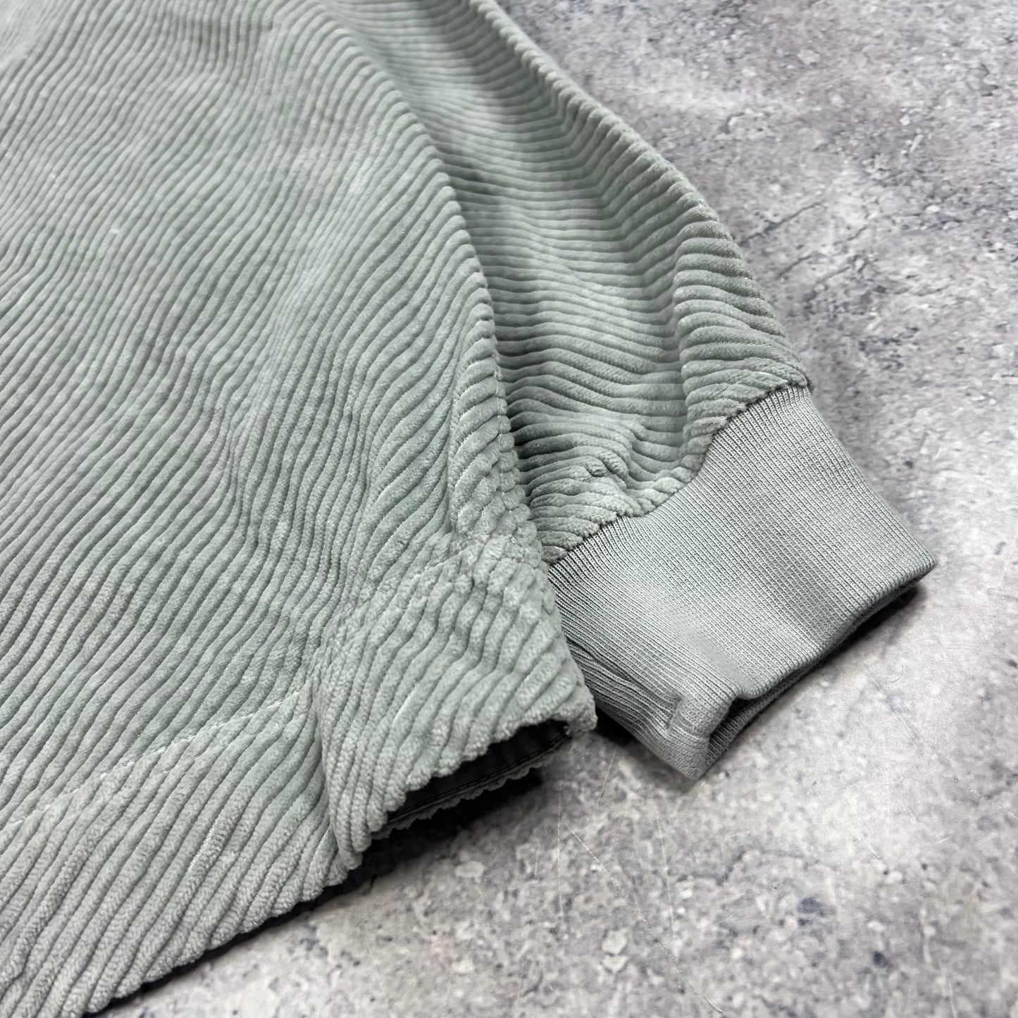 Stone Island Grey Jumbo Cord Pullover BNWT