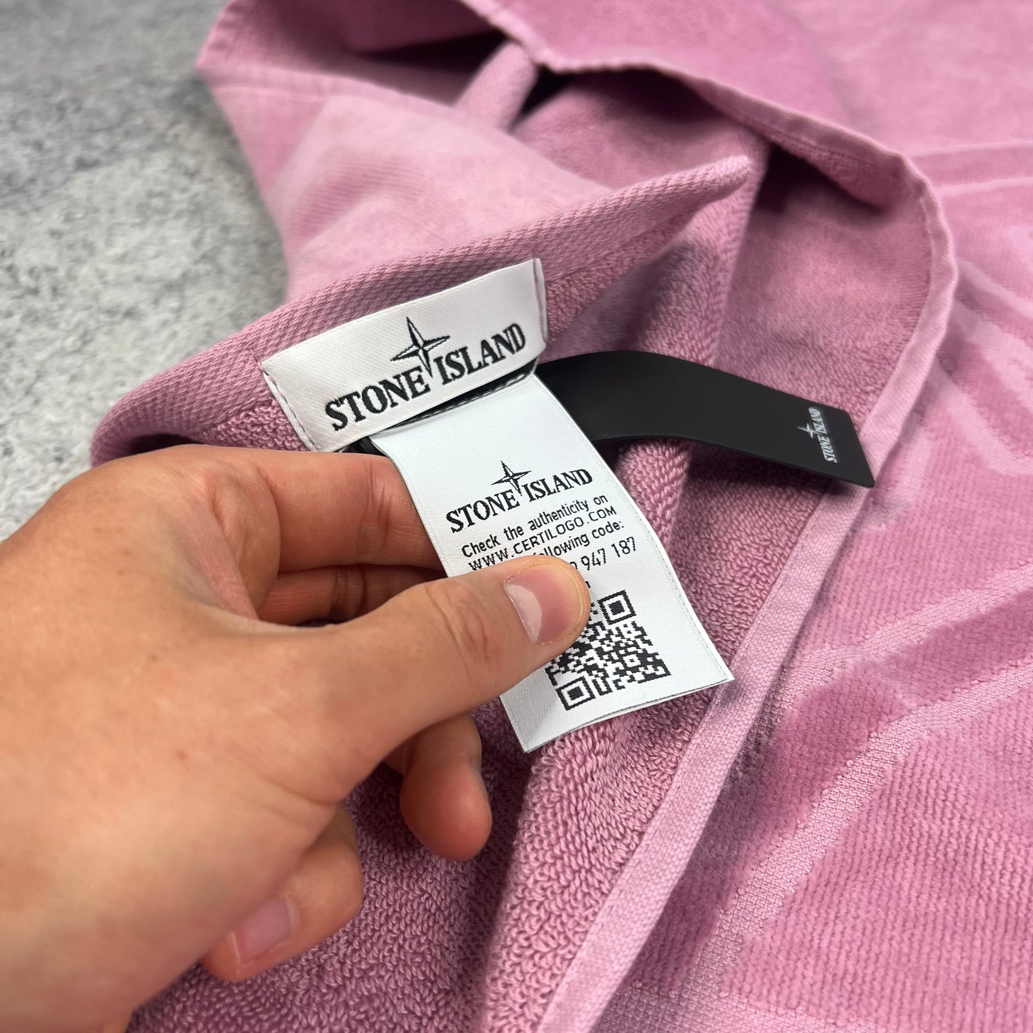 Stone Island Pink Towel BNWT