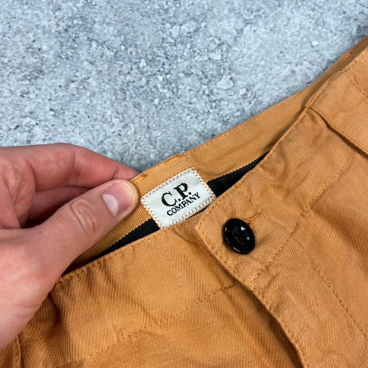 CP Company Orange Cargo Shorts 32” BNWT