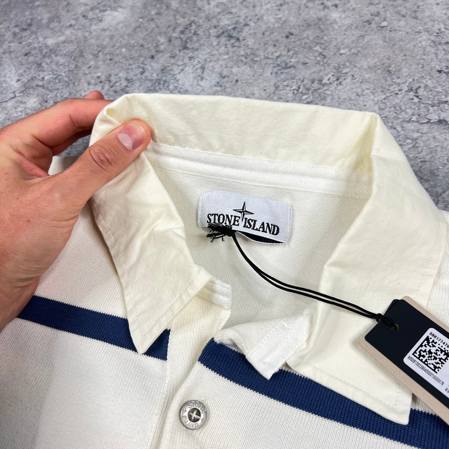 Stone Island Marina Rugby Knit Polo Shirt XL 25” BNWT