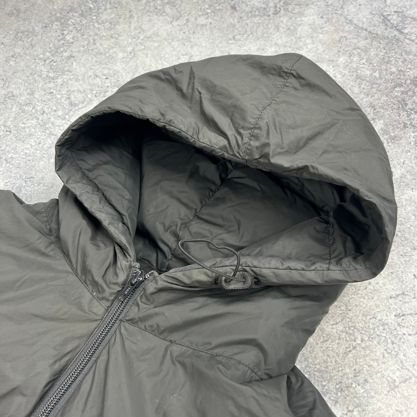 Stone Island Denims Grey Goose Down Jacket Large 24”