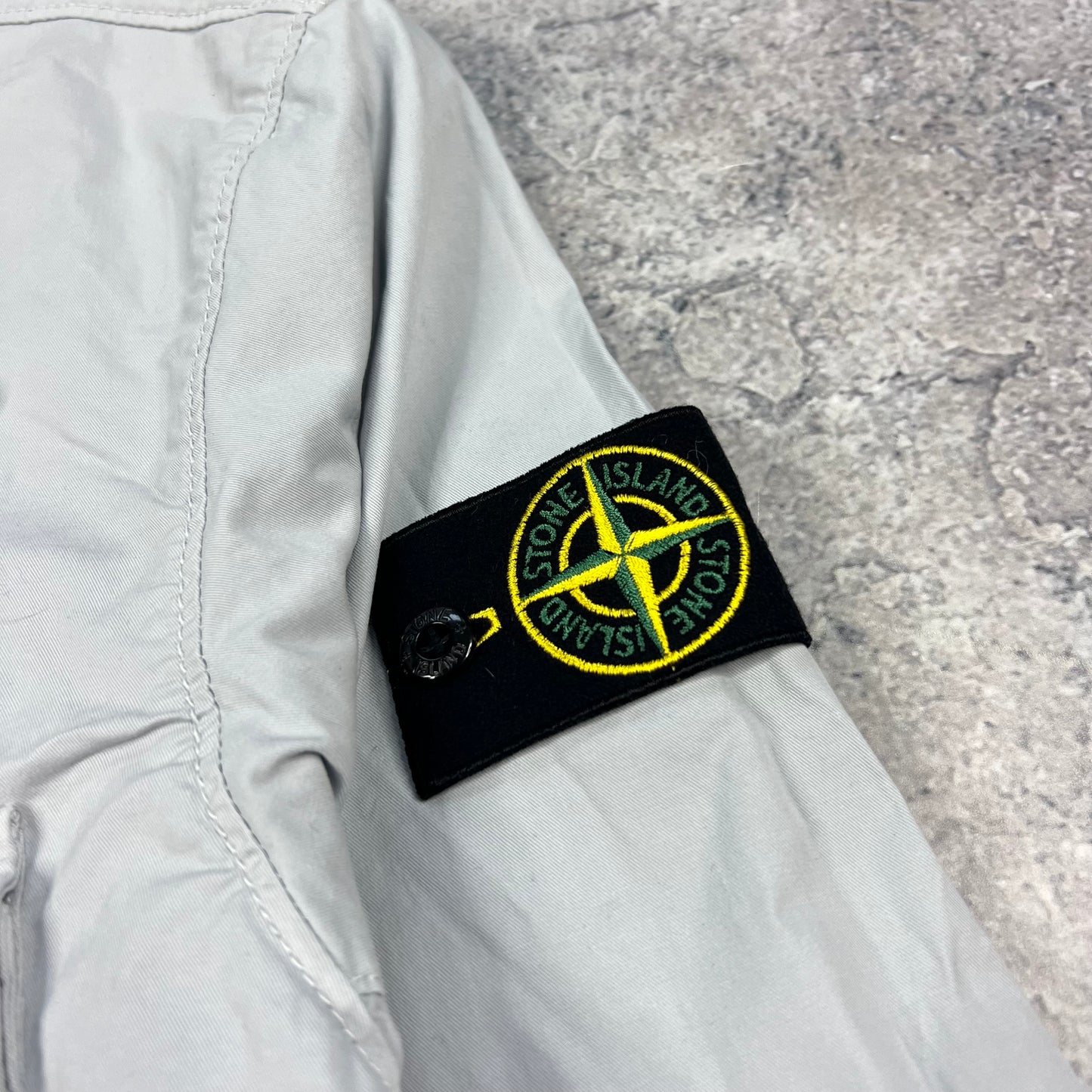 Stone Island Sky Blue Supima Cotton Hooded Jacket XL 23.75”