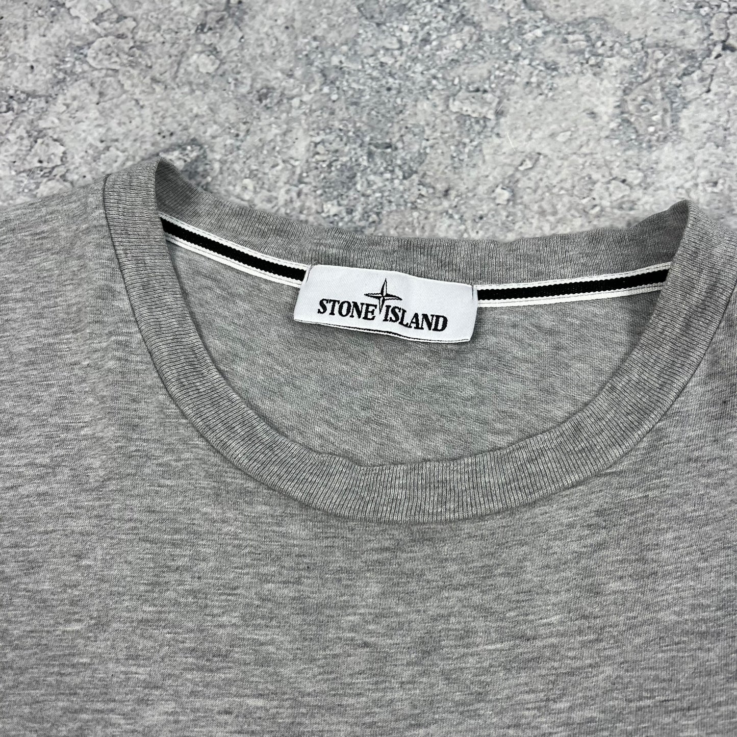 Stone Island Grey Micro Dot T-Shirt XL 22.25”