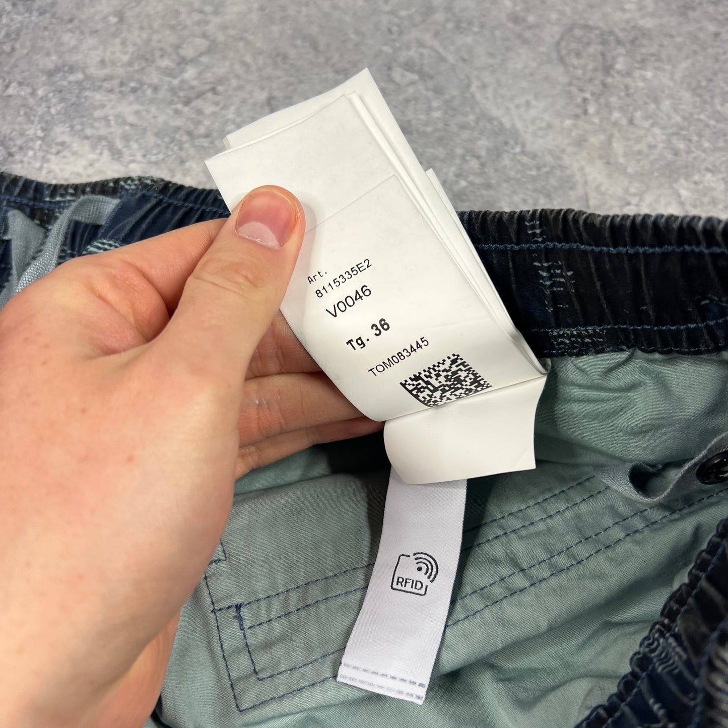 Stone Island Earth Camo Cargo Trousers W36”