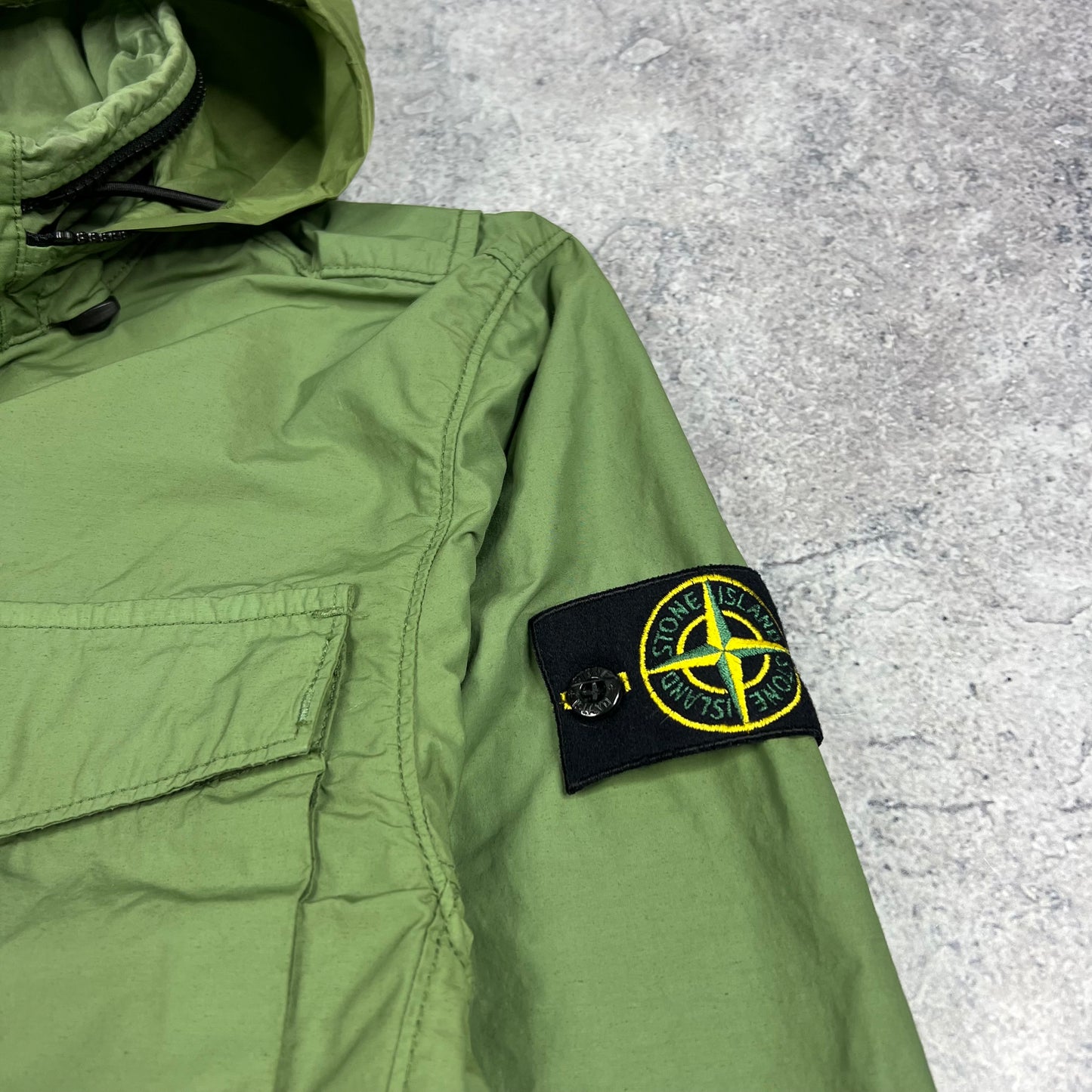 Stone Island Green Naslan Light Watro Jacket Medium 21”