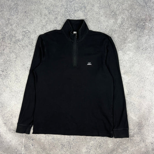 CP Company Black Half Zip Medium 20.5”