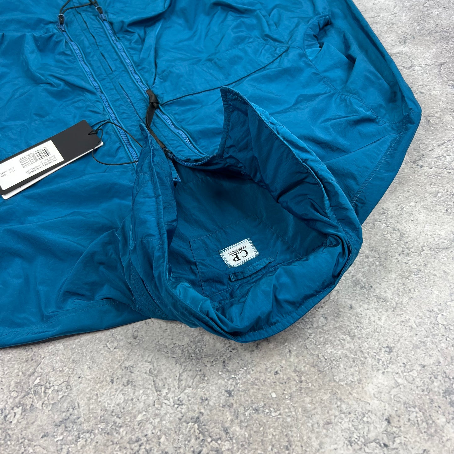 CP Company Blue Chrome Lens Jacket 3XL 25” BNWT