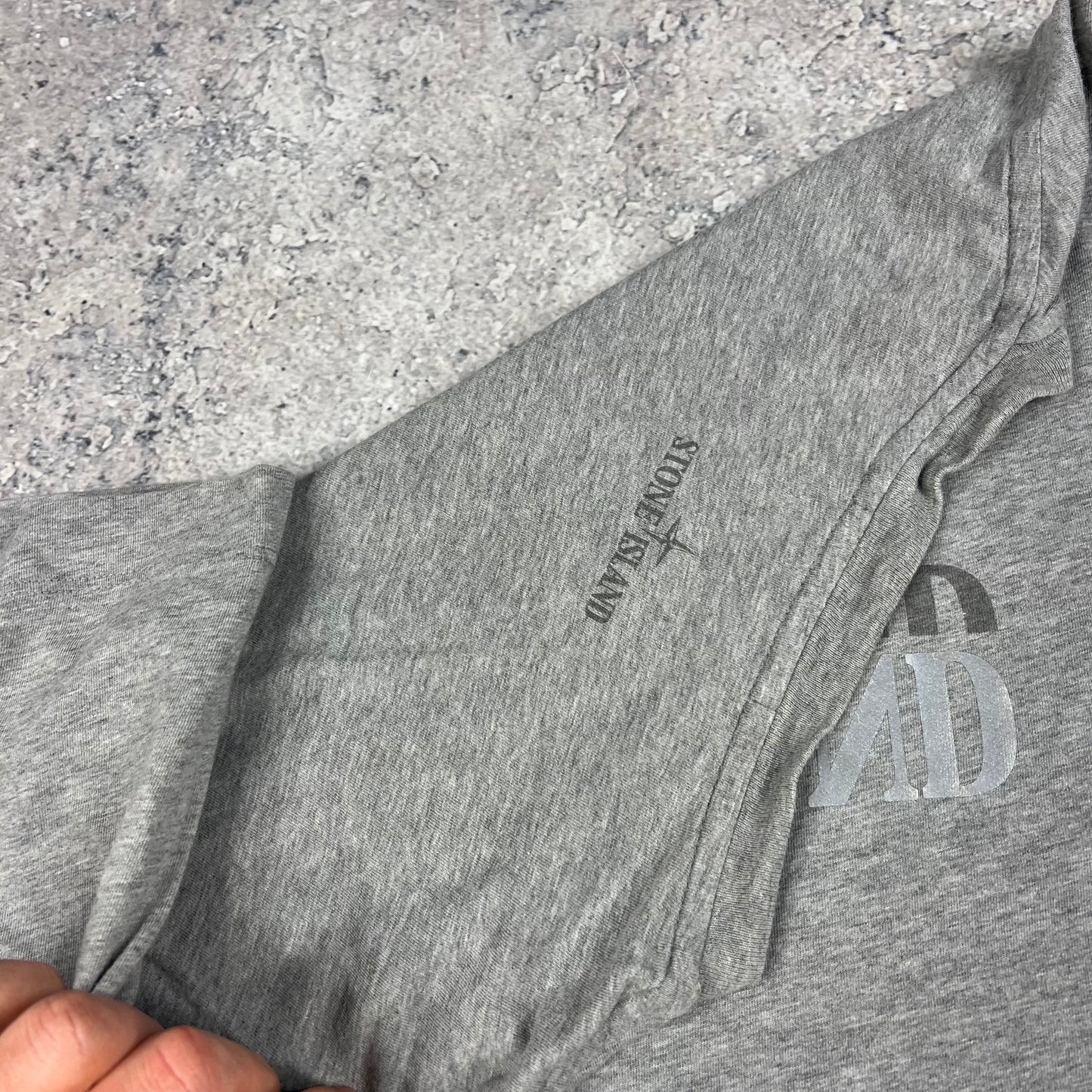Stone Island Grey Reflective T-Shirt Medium 20”