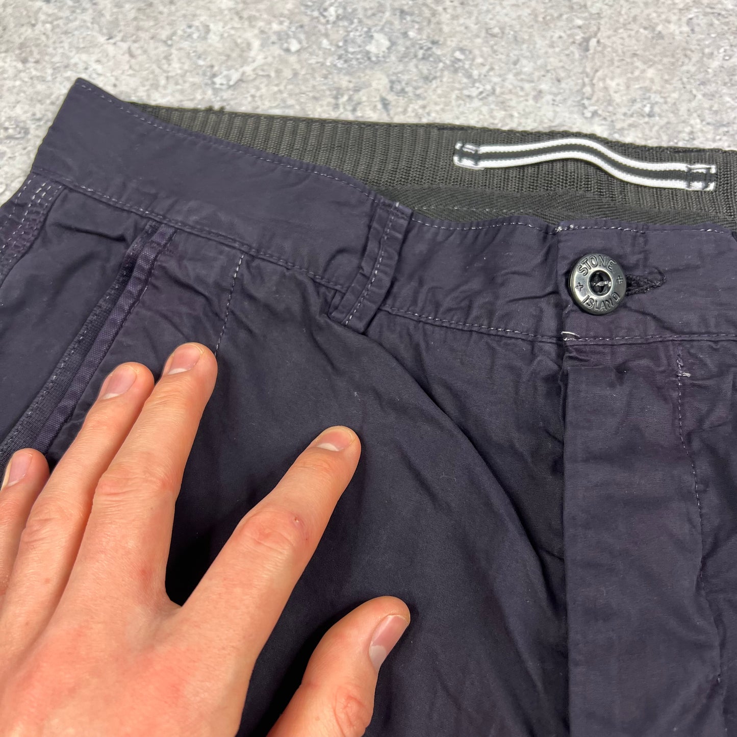 Stone Island Garment Dyed Cargo Shorts W30”