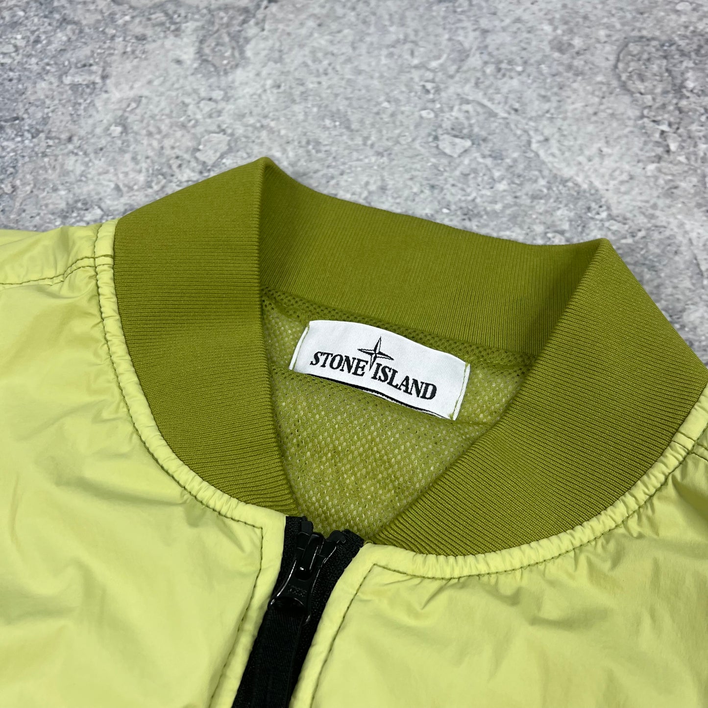 Stone Island Skin Touch Polartec Bomber Jacket Medium 21.5”