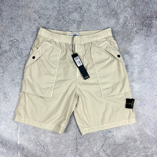 Stone Island Beige Cargo Shorts W32” BNWT