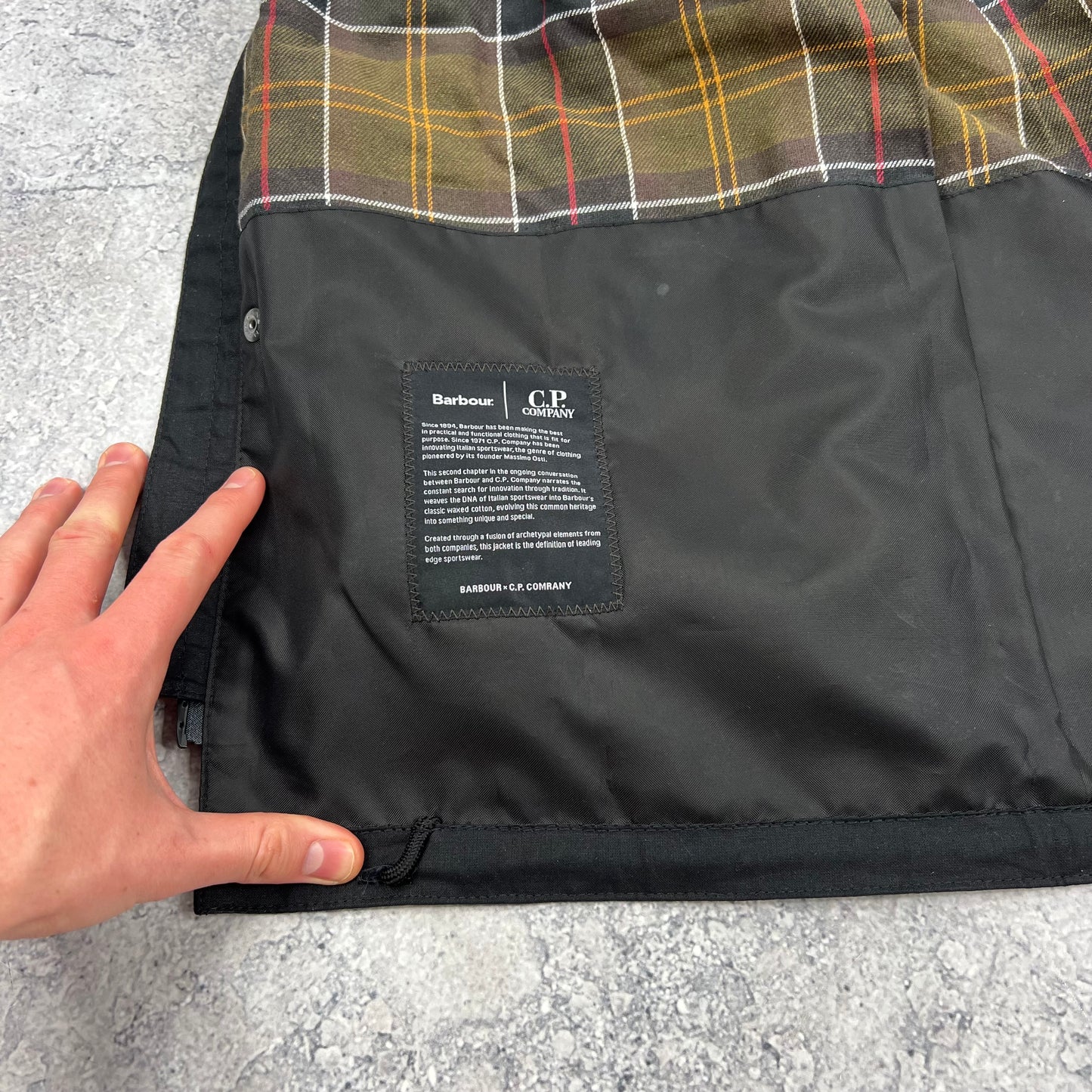 CP Company x Barbour Explorer Goggle Jacket Small 22” BNWT