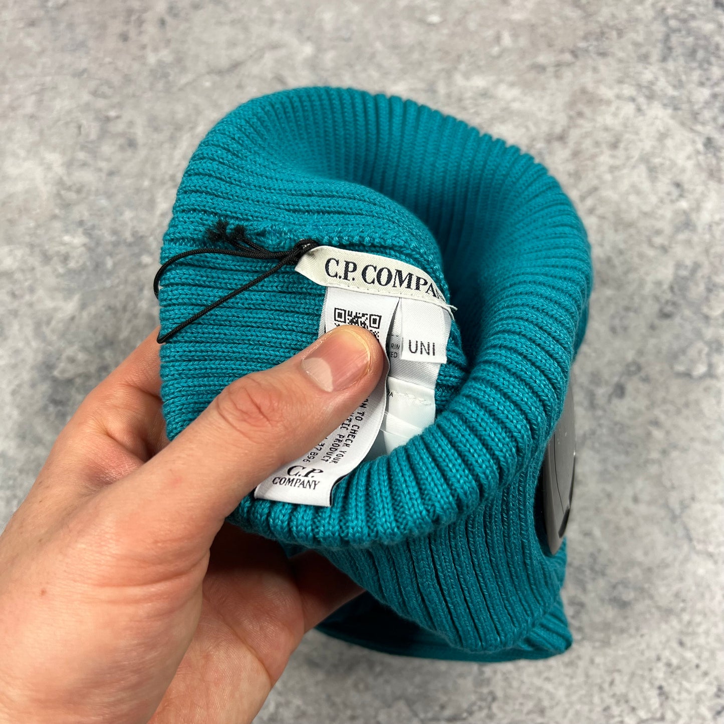CP Company Blue Goggle Beanie BNWT