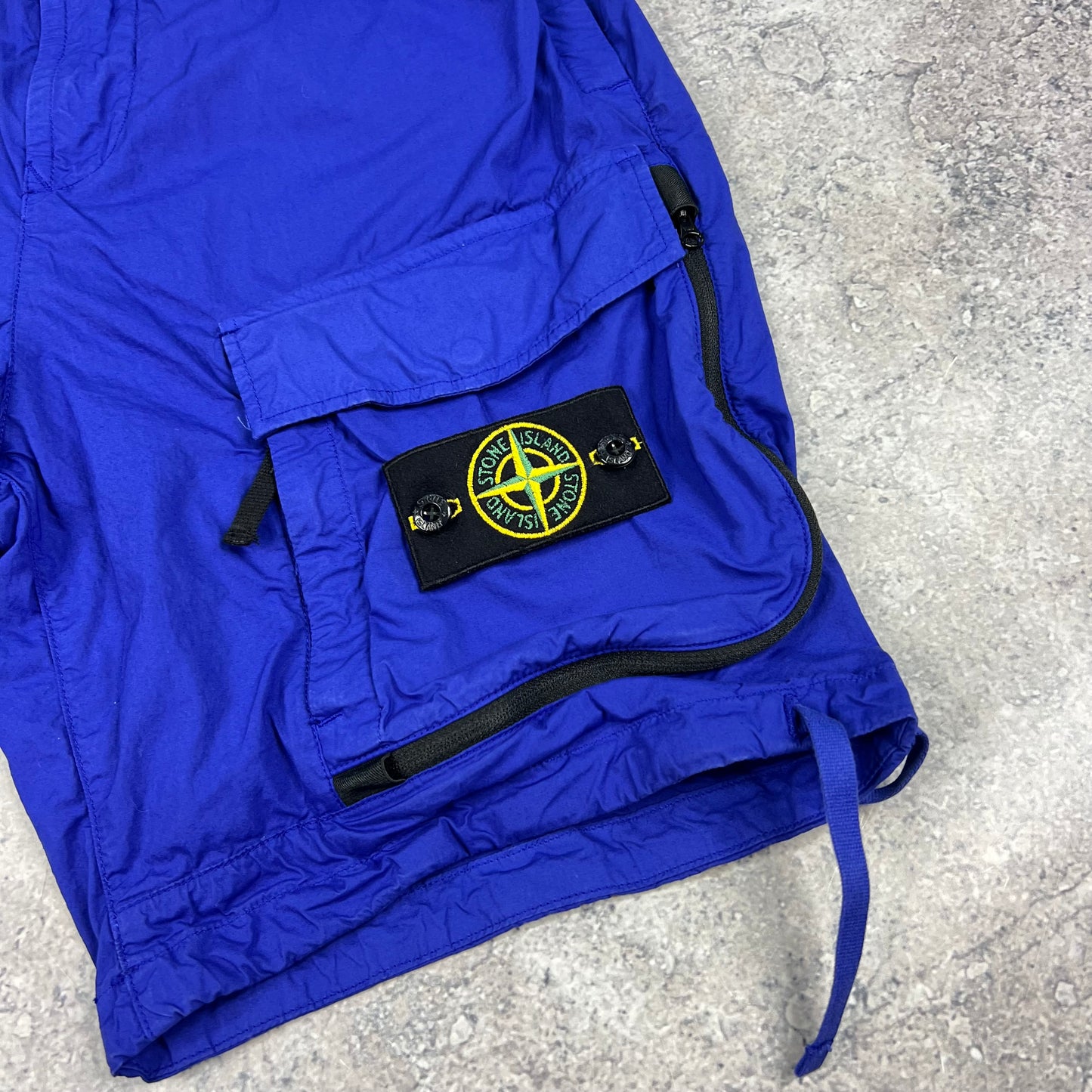 Stone Island Blue Cargo Shorts W30”