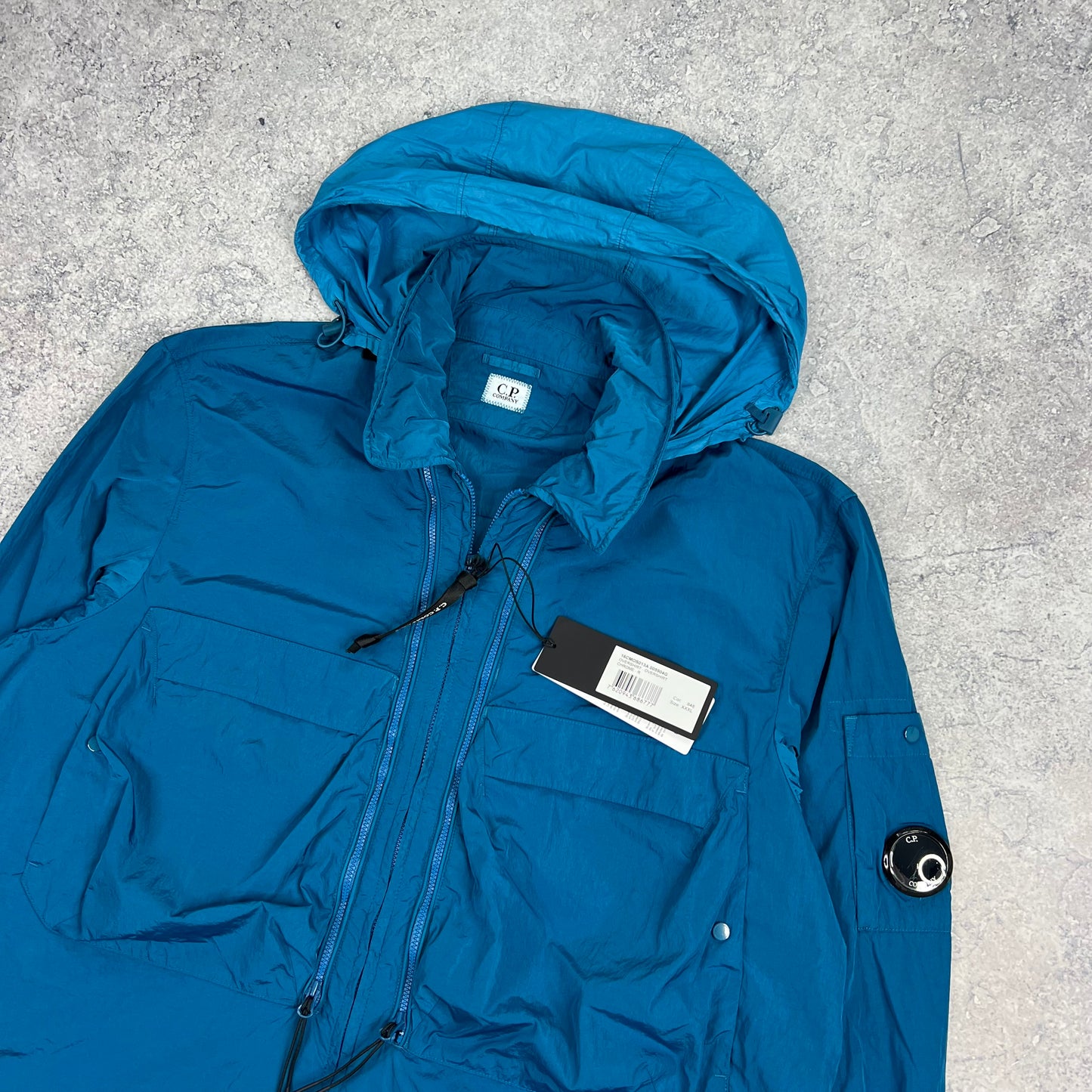 CP Company Blue Chrome Lens Jacket 3XL 25” BNWT