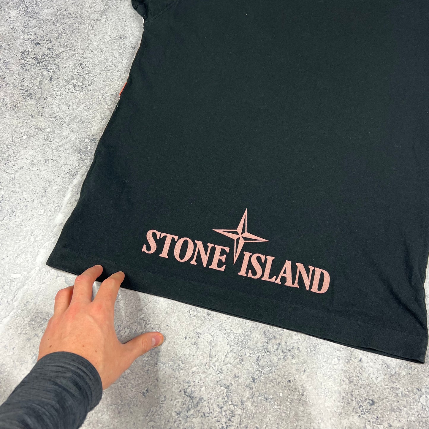 Stone Island Black Desert Camo T-Shirt Medium 19.5”