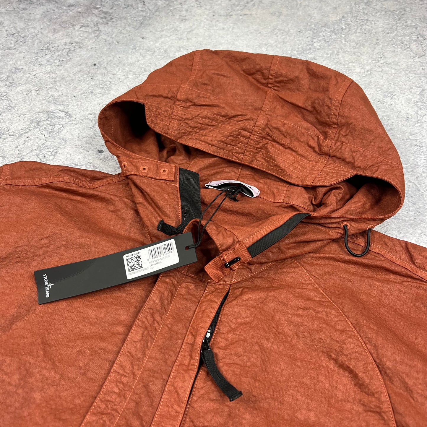 Stone Island Organic Nylon Panama Jacket Large 25.5” BNWT