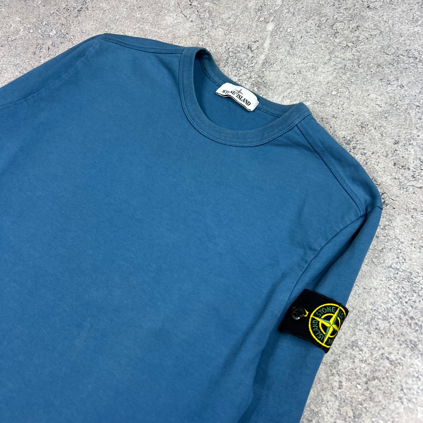 Stone Island Blue Sweatshirt Medium 21.5”