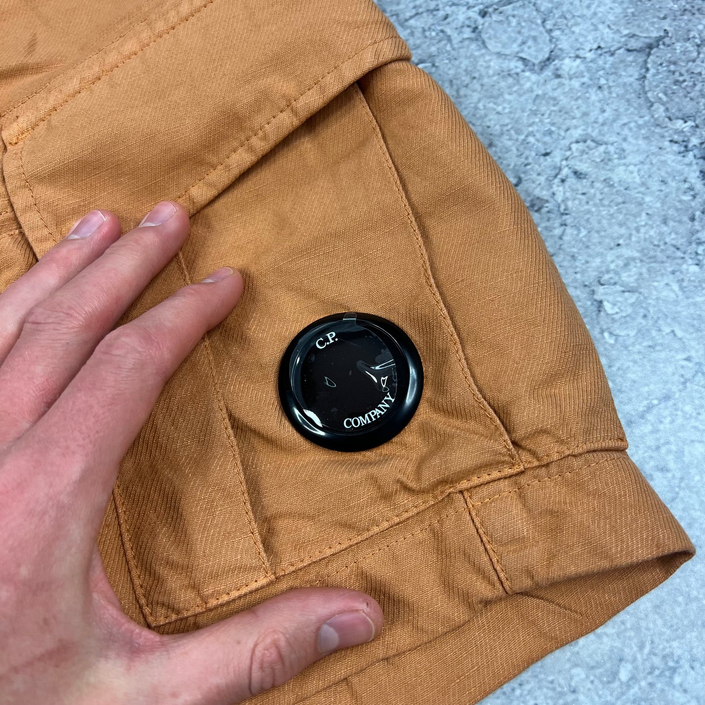 CP Company Orange Cargo Shorts 32” BNWT
