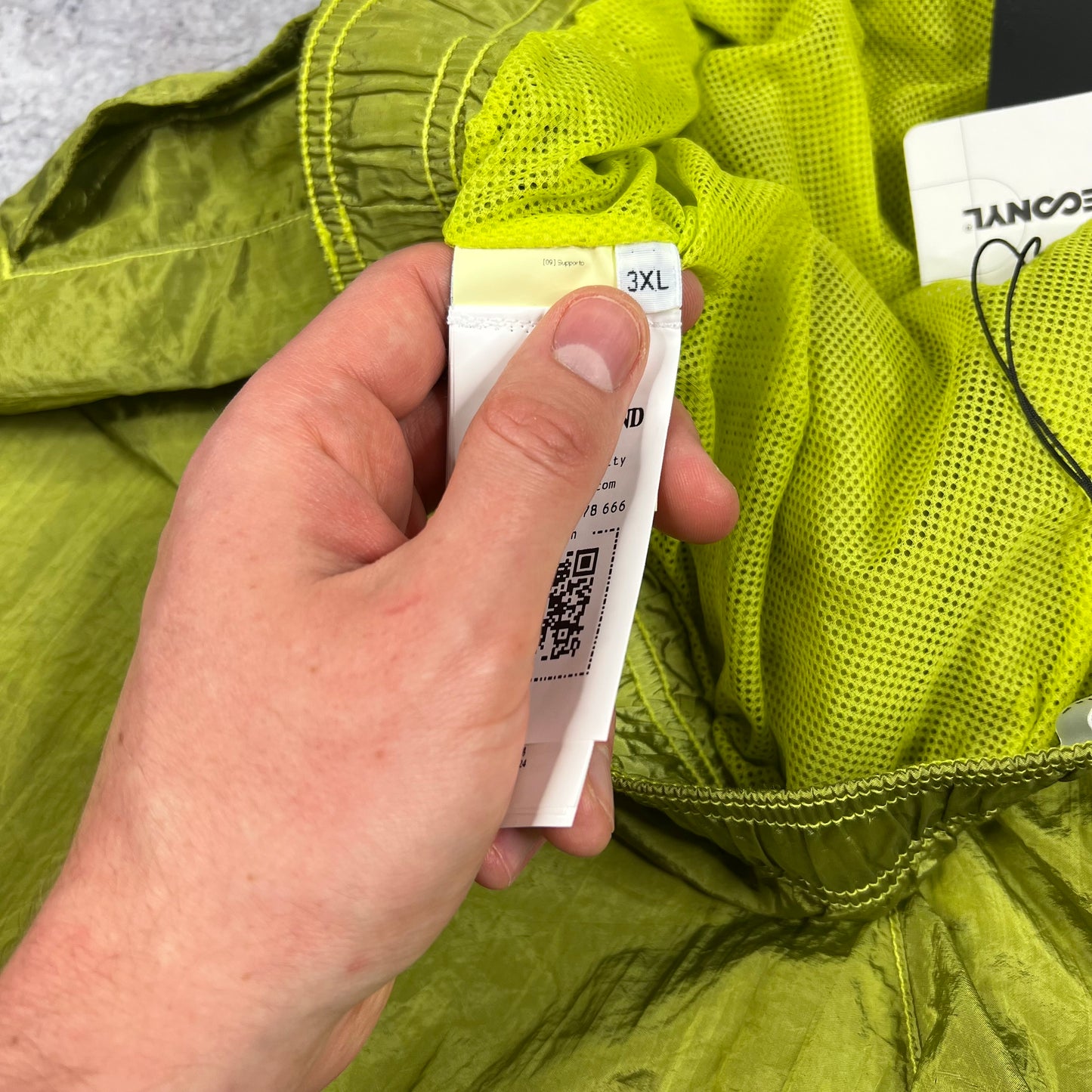 Stone Island Lime Nylon Metal Swimshorts 3XL 36-38” BNWT