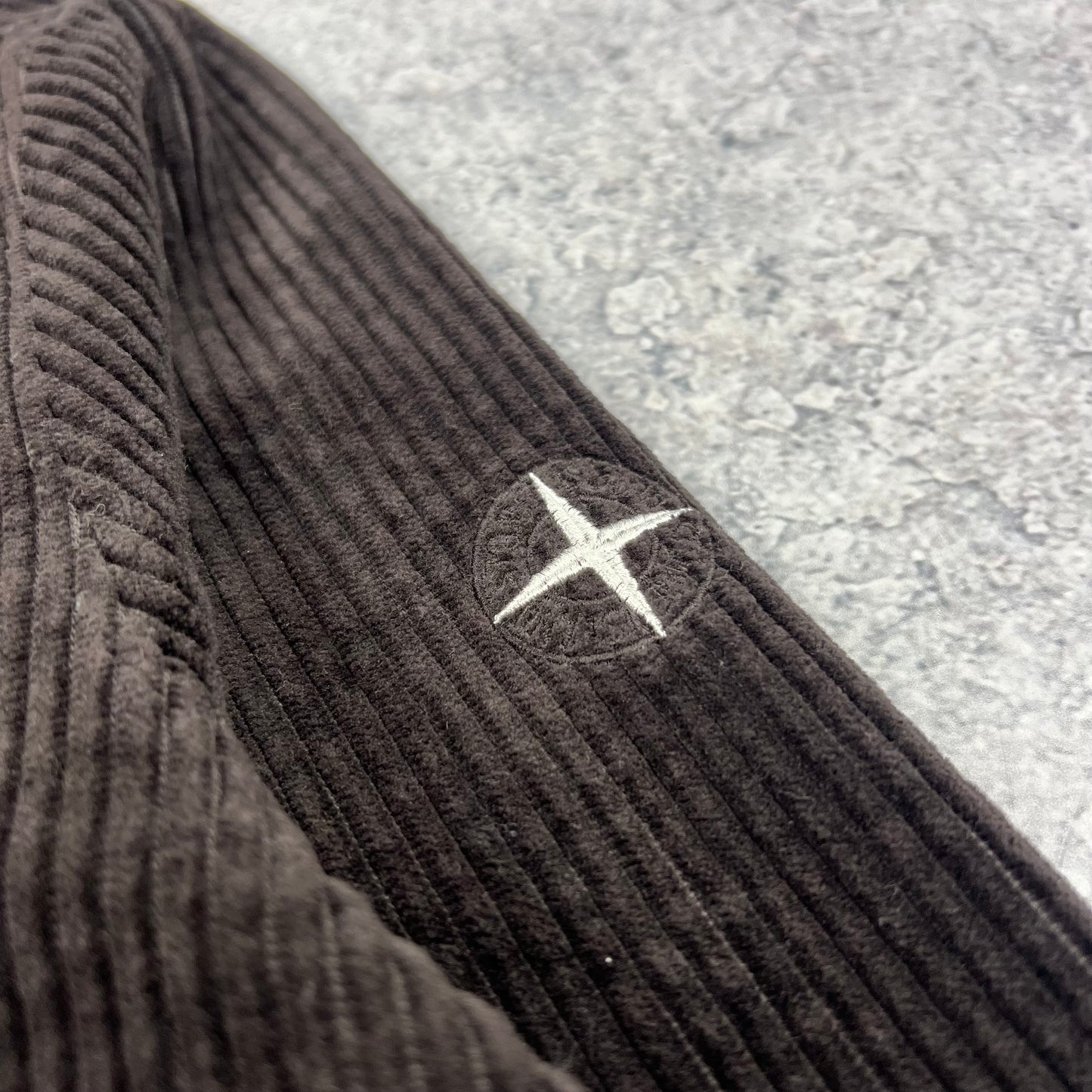 Stone Island Brown Cord Pullover Medium 22”