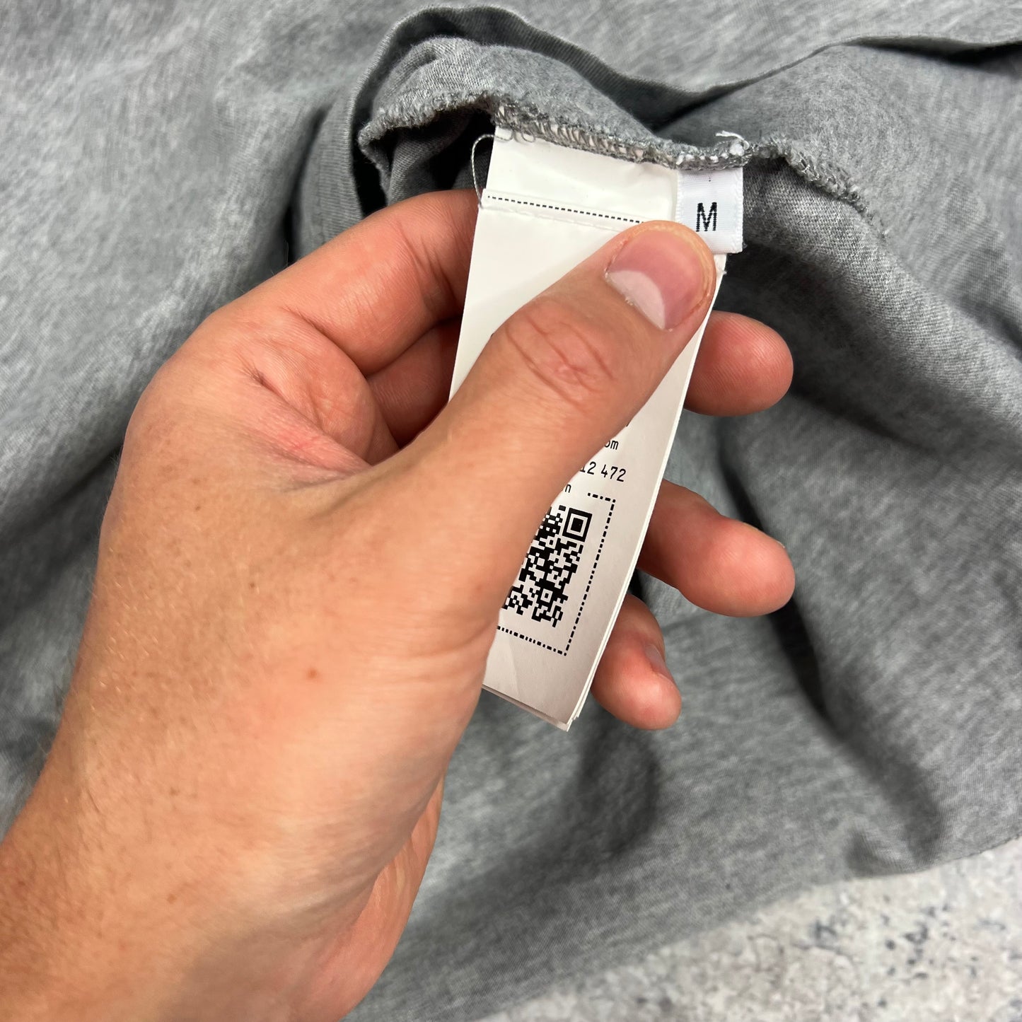 Stone Island Grey Patch T-Shirt Medium 19.5”