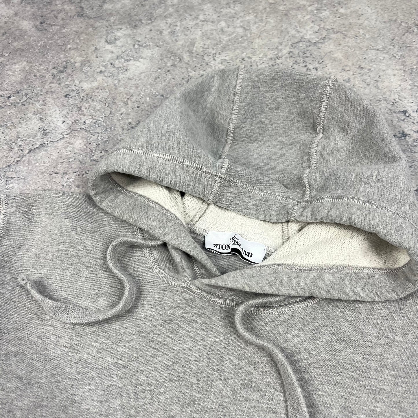 Stone Island Grey Hoodie Large 22.5”