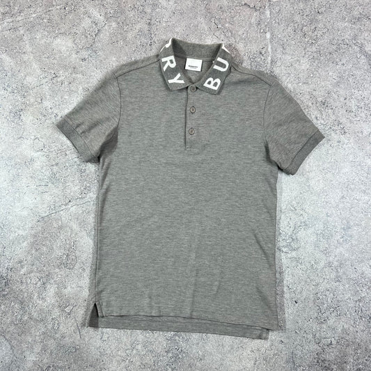 Burberry Grey Polo Shirt XXS 18.5”