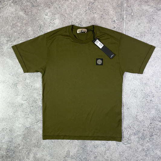 Stone Island Khaki Patch T-Shirt BNWT AW/23