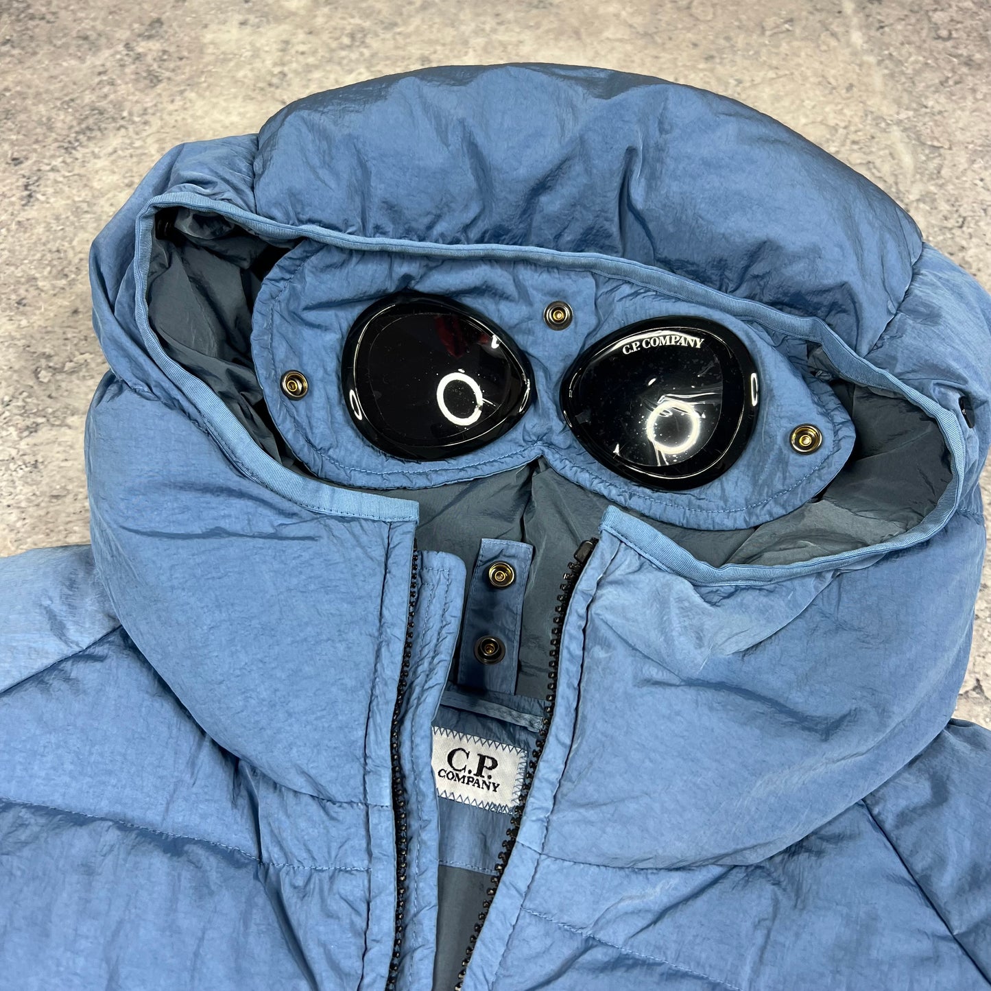 CP Company Chrome Down Goggle Jacket 54 XL/XXL 25” BNWT
