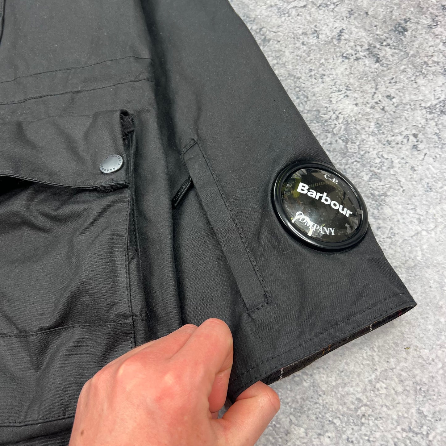 CP Company x Barbour Explorer Goggle Jacket Small 22” BNWT