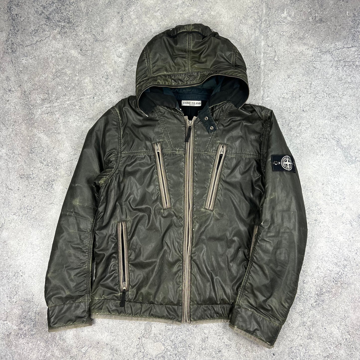 Stone Island Liquid Reflective Jacket Large 22.75”