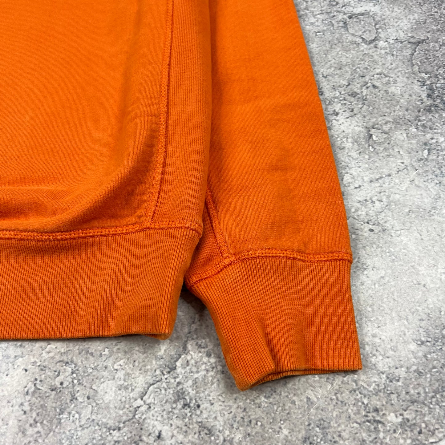 Stone Island Orange Sweatshirt Medium 20”