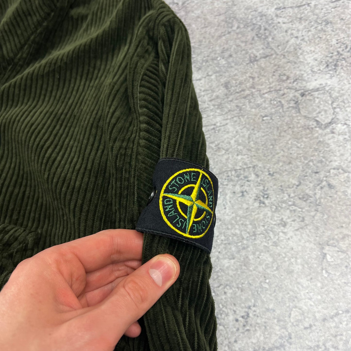 Stone Island Khaki Corduroy Smock XL BNWT 27”