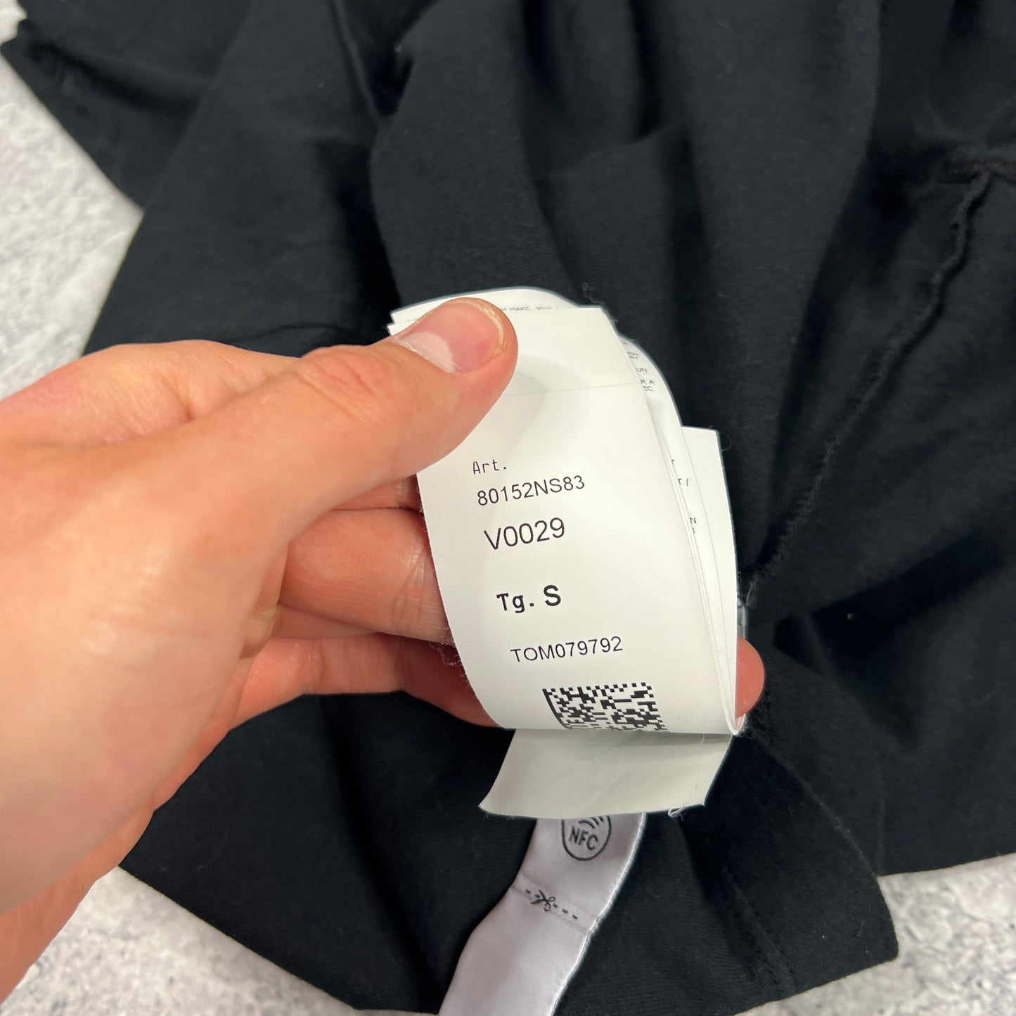 Stone Island Black Print Logo T-Shirt Small 19”