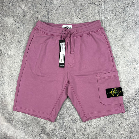 Stone Island Pink Jogger Shorts Small 30” BNWT
