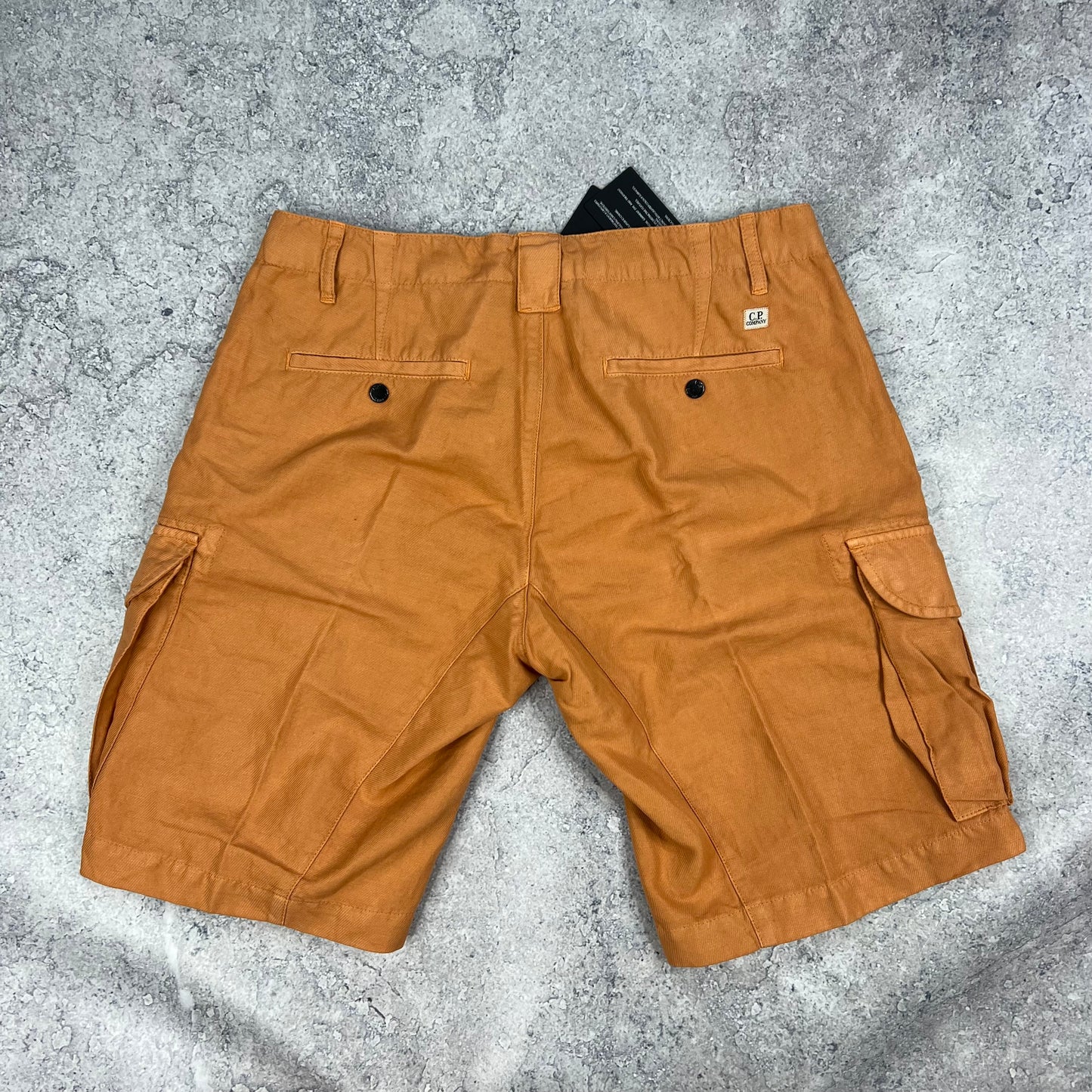 CP Company Orange Cargo Shorts 32” BNWT