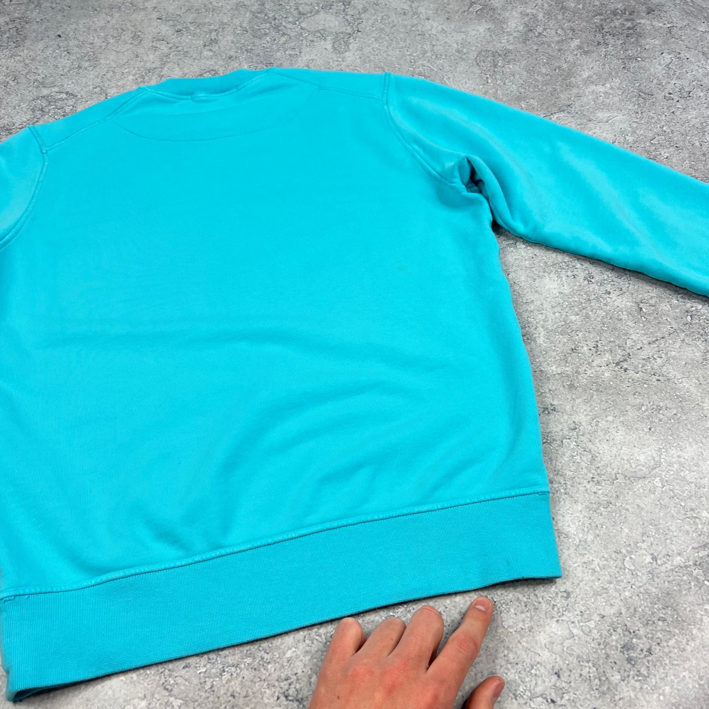 Stone Island Light Blue Sweatshirt Small 21”