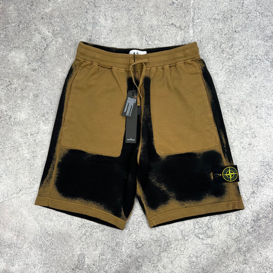 Stone Island Hand Sprayed Jogger Shorts BNWT