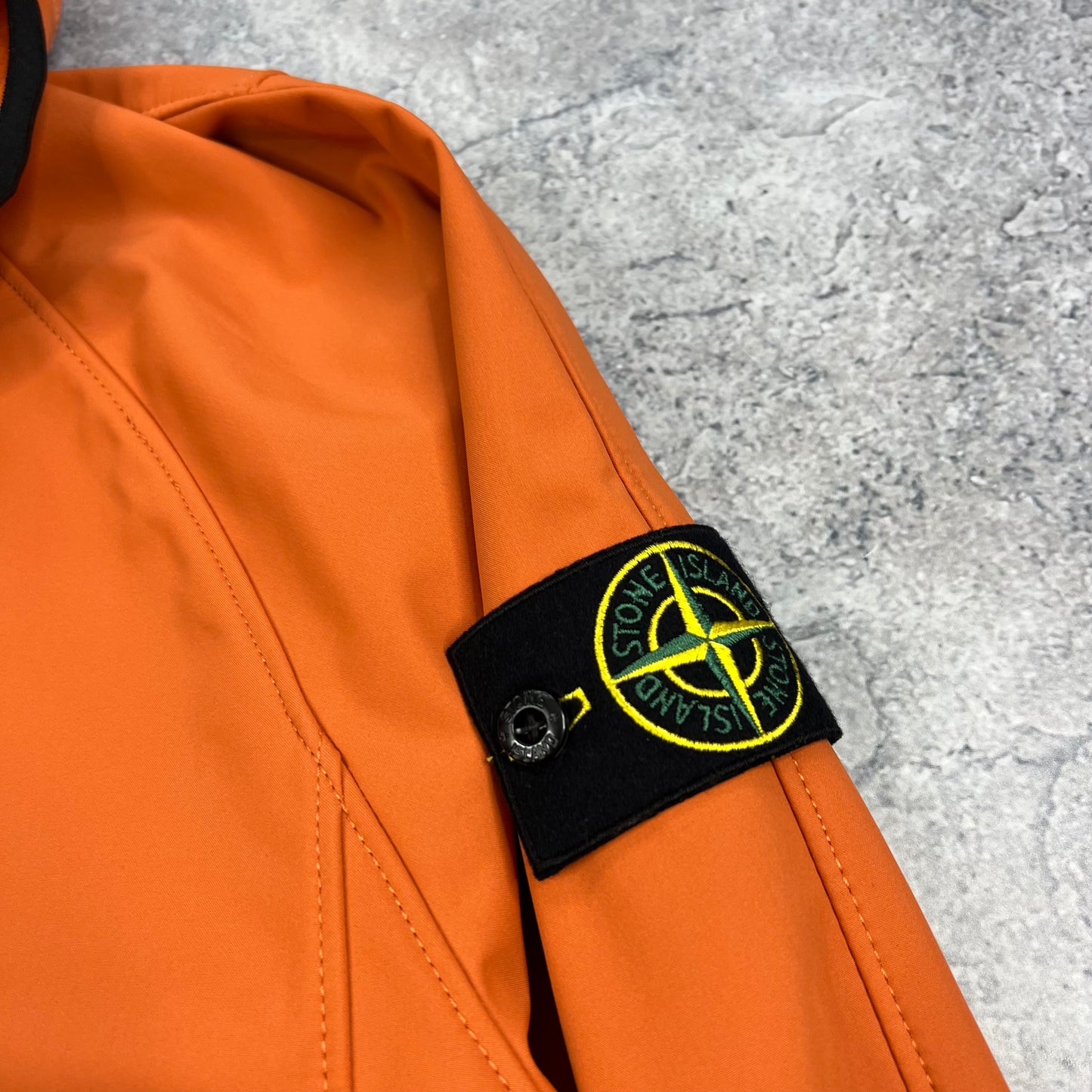Stone Island Orange Light Softshell Jacket XXL 25” BNWT
