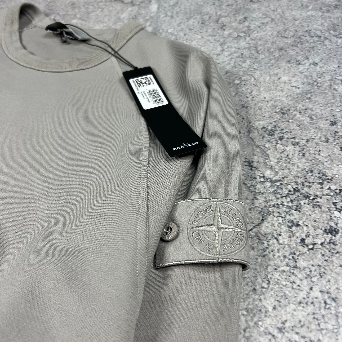 Stone Island Grey Ghost Sweatshirt Large 23.25” BNWT