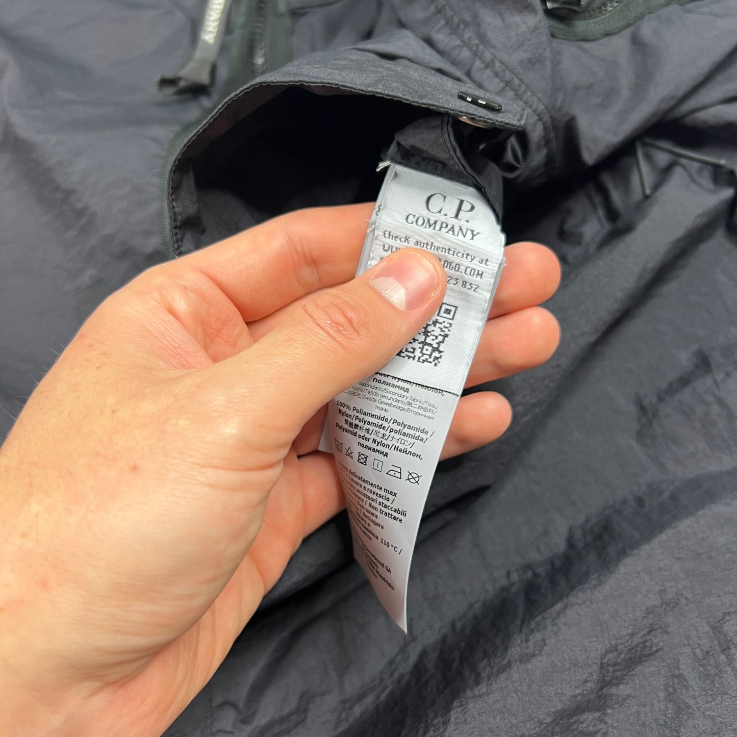 CP Company Chrome Half Zip Smock Medium 22.75”