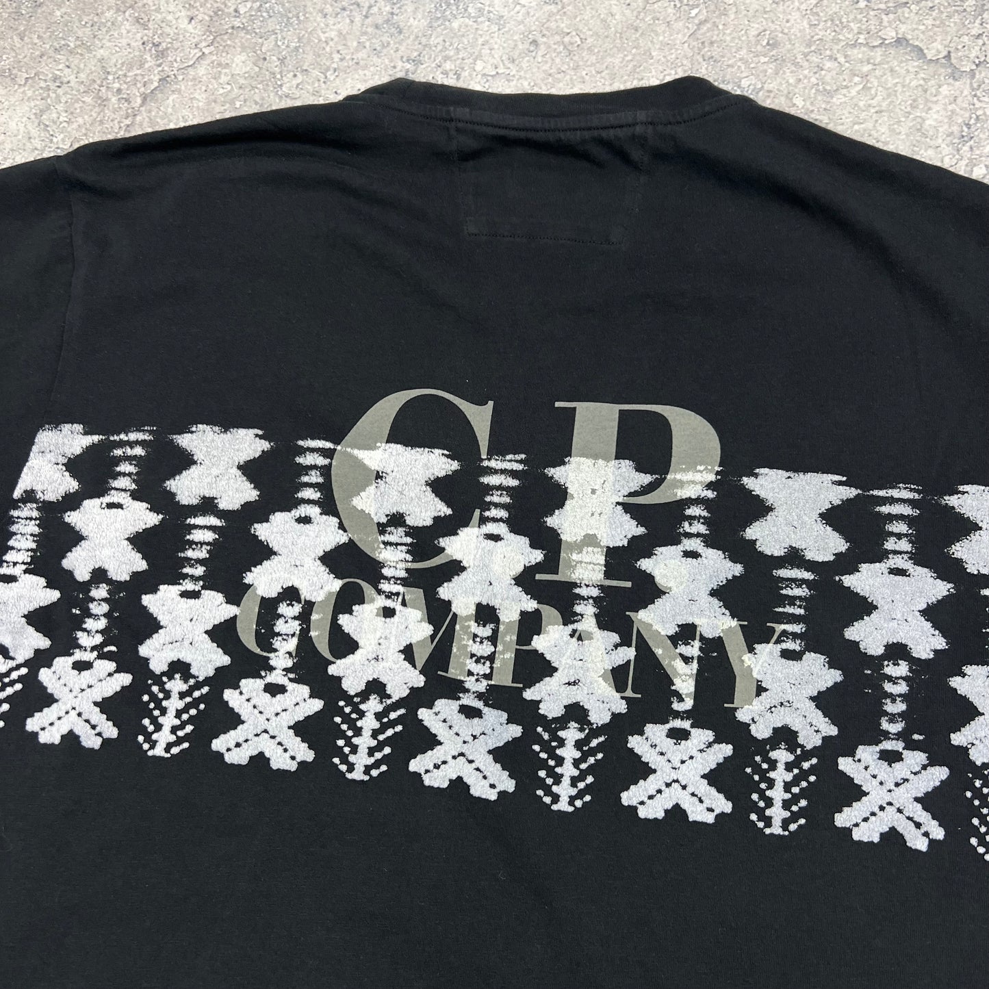CP Company Black T-Shirt 2XL 23.75”