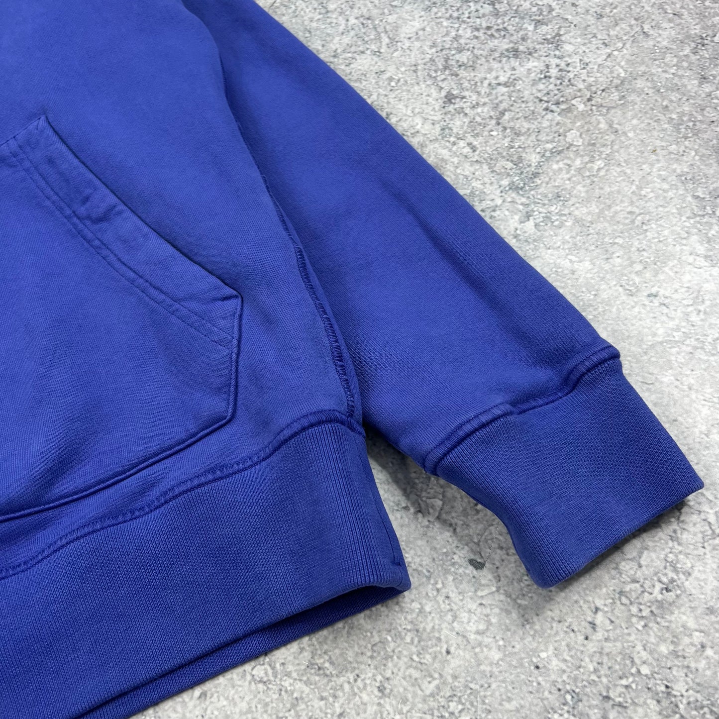 Stone Island Blue Hoodie Medium 21.5”